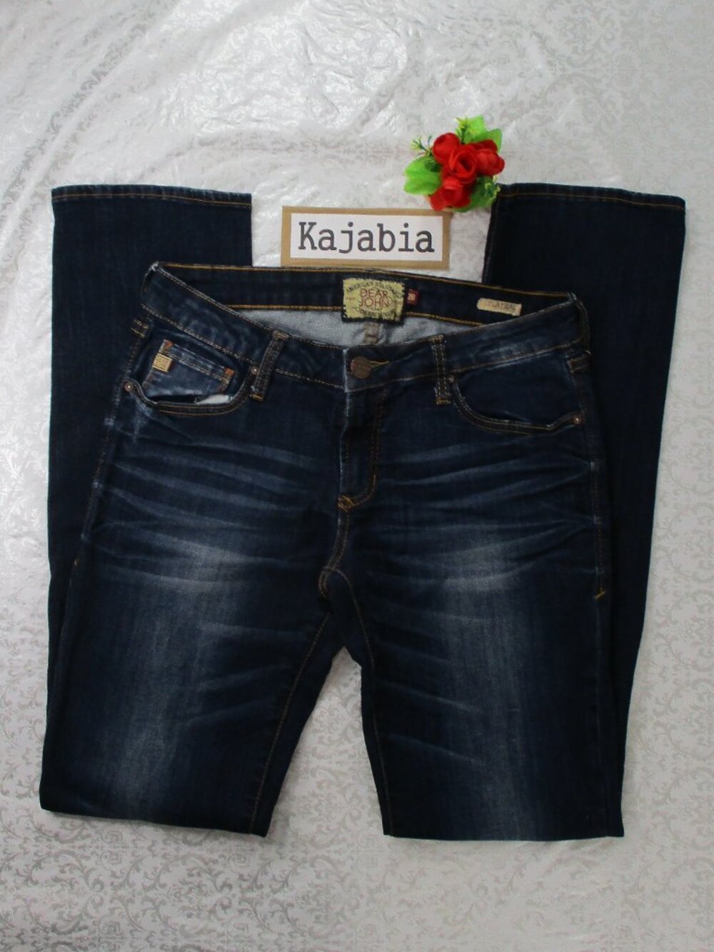 DEAR JOHN Playback Comfort Straight Jeans Size 28 #122